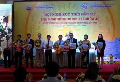 Hội nghị xúc tiến đầu tư giữa tỉnh Gia Lai và thành phố Hồ Chí Minh năm 2018.